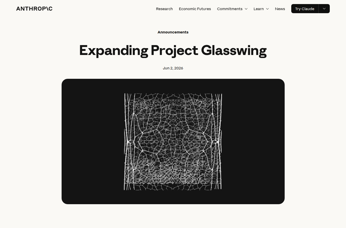 Anthropic Project Glasswing 扩展公告
