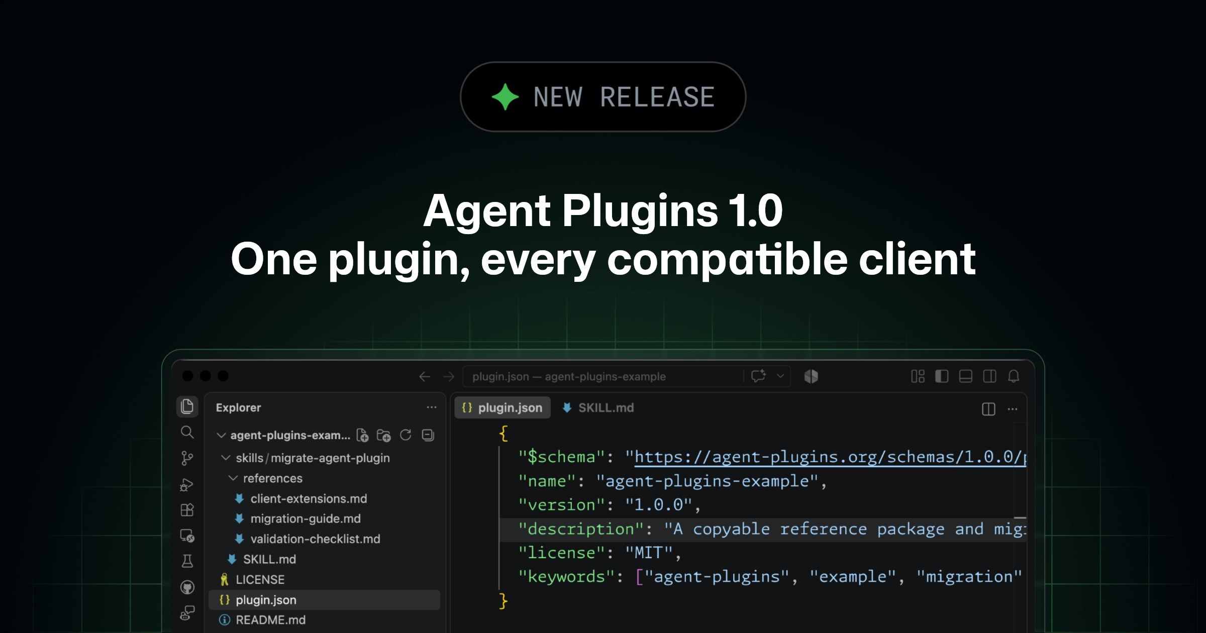 Agent Plugins 1.0 官方发布配图