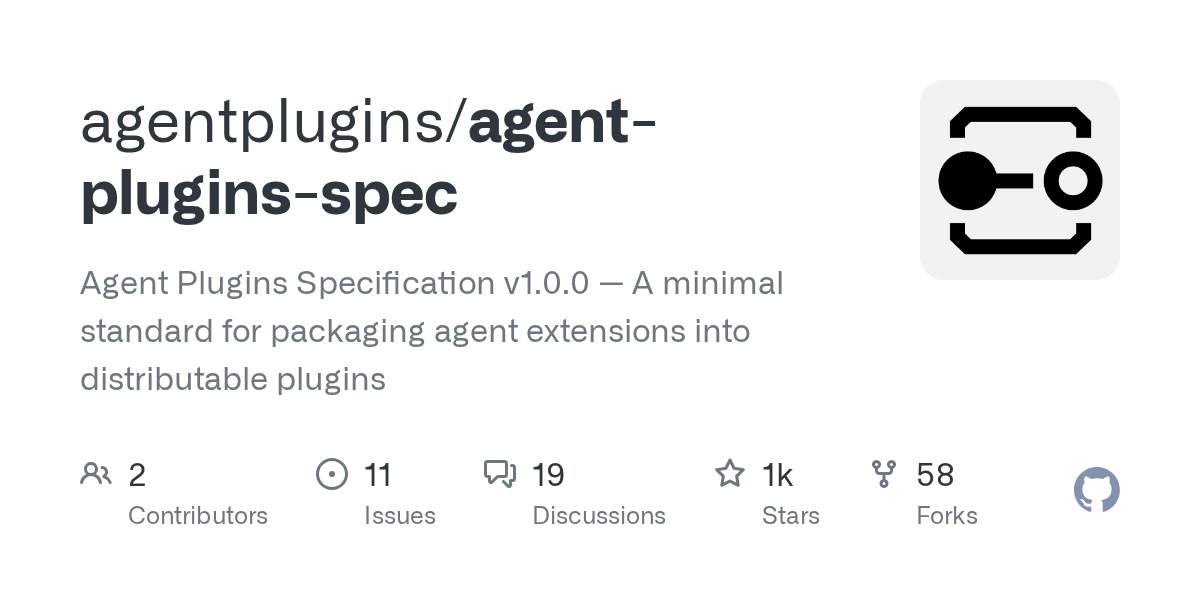 agent-plugins-spec 仓库卡片